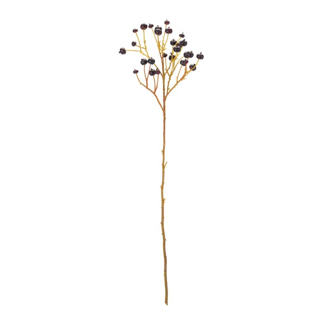 Enhance your holiday decor with the stunning Blue Berry Spray Set. Featuring vibrant blue berry accents and rustic brown...