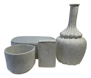 White Set by Alessandra Romani, Set of 4