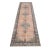 Traditional Ottoman Design Distressed Oushak Runner Rug Faded Colors Low Pile - 3'1″ X 10'8″ For Sale - Image 9 of 12