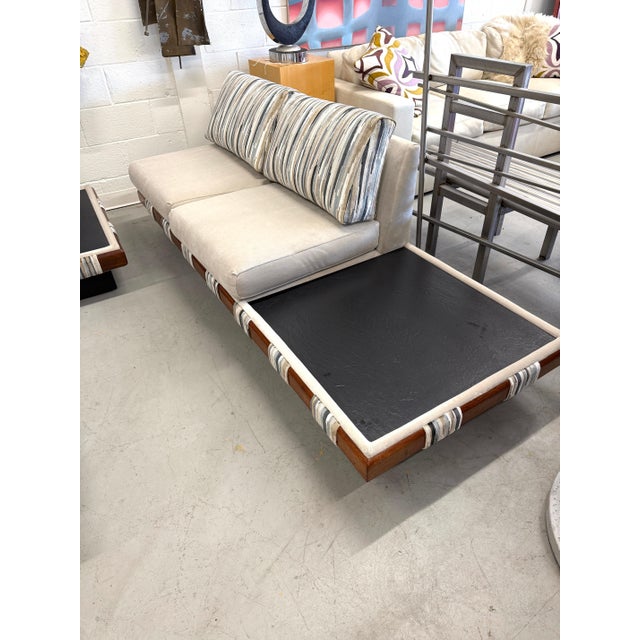 1960’s Adrian Pearsall Sectional Sofa Set with Matching Cocktail Table For Sale - Image 17 of 18