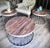Wood Transitional Reclaimed Wood & Distressed Wrought Iron Coffee & Side Tables Trio For Sale - Image 7 of 13