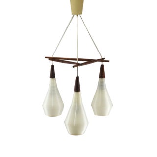 Mid-Century Ceiling Light with Rotaflex Globes from Heifetz, 1960s For Sale
