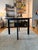 Joseph D’Urso for Knoll 42-inch round dining/work table in black, featuring D’Urso’s signature minimalist design with a...