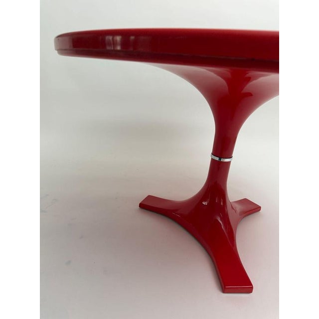 Kartell Red 4997 Dining Table by Gardella & Castelli for Kartell, Italy, 1970 For Sale - Image 4 of 18