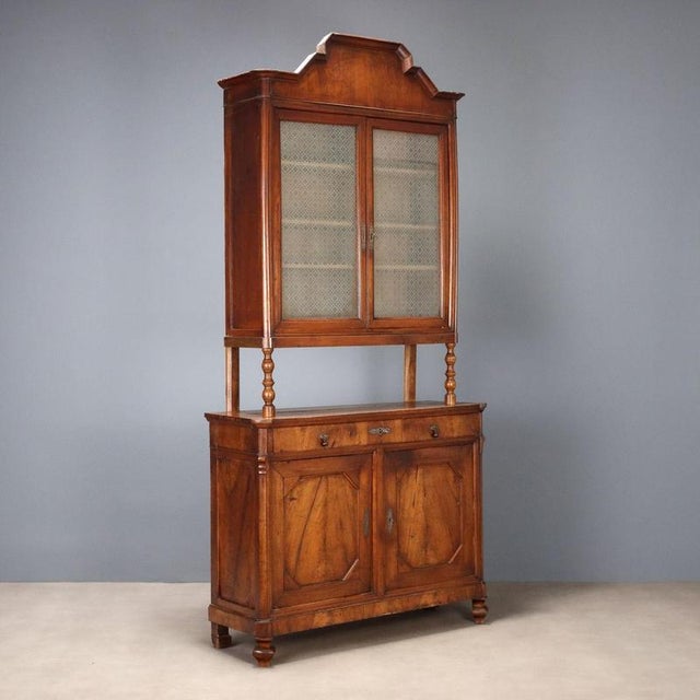 Antique Cupboard Umbertino Walnut, Italy For Sale - Image 12 of 12
