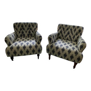 Pottery Barn Arm Chairs - a Pair For Sale