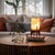 Contemporary Comet No. 0216 Hand-Carved Alabaster Table Lamp by Material Lights For Sale - Image 3 of 6
