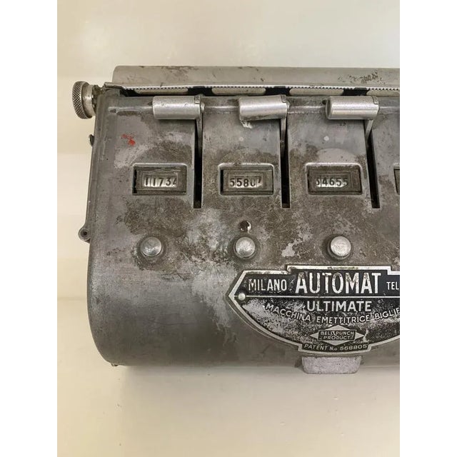 Ticket emitters in use on public transport for the sale of travel securities. Italy, 1960s