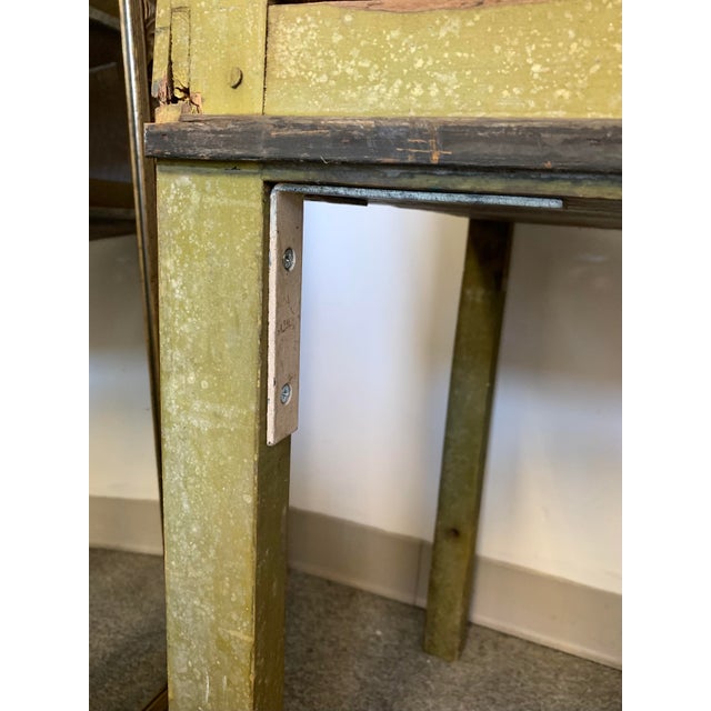 Early Primitive Pie Safe Kitchen Hutch Wire Screen For Sale - Image 9 of 9