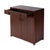 Wood Lark 31 in. W Rectangular Wood Accent Storage Cabinet with 1 Drawer and 2 Doors, Walnut For Sale - Image 7 of 11