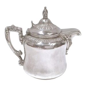 Antique Silver-Plate Acanthus Creamer
