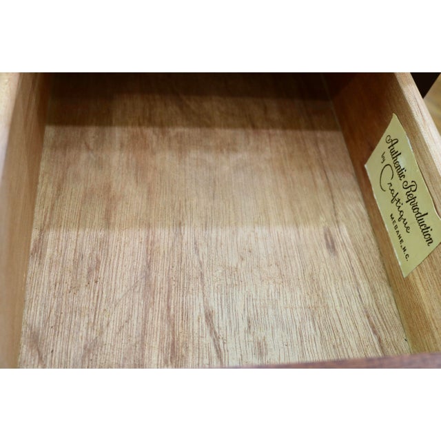 Mid 20th Century Craftique Furniture Authentic Reproduction Dressing Table With Mirror For Sale - Image 5 of 6