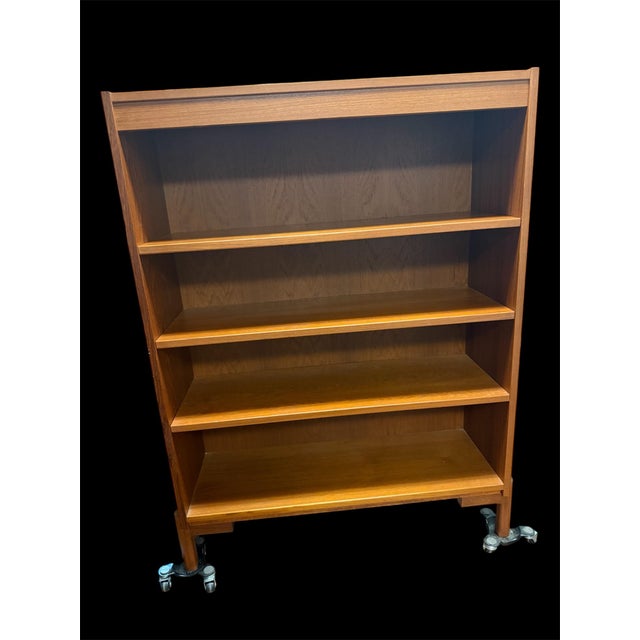 Vintage Danish Teak Bookcase McM Four Shelf For Sale - Image 16 of 16
