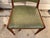 Pair of Mid Century Green Vinyl Side Chairs For Sale - Image 4 of 11