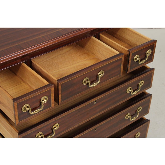Pair of Councill Craftsmen Mahogany Nightstands Bachelors Chests For Sale In Philadelphia - Image 6 of 13