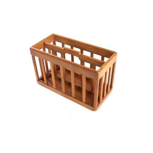 Beautifully designed wooden magazine rack with attractive spindles. Thanks to its elegant design with rounded corners, it...