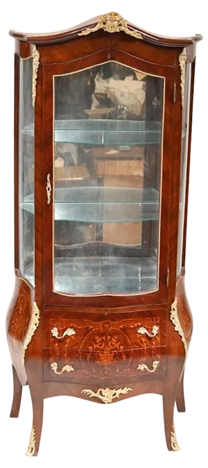 French Empire Glass Display Cabinet