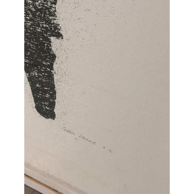 Maurits Van Saene, Nude Figurative Composition, Lithograph, Framed For Sale - Image 4 of 6