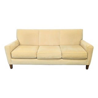 Room and Board 3-Seat Sofa in Light Beige Fabric For Sale