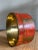 Brick Red Coral + Brass Bracelet Bangles, a Pair For Sale - Image 8 of 10