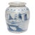 Chinese Petite Blue & White Apothecary Jar, C. 1900 For Sale