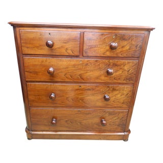 Victorian Mahogany Chest of Drawers For Sale