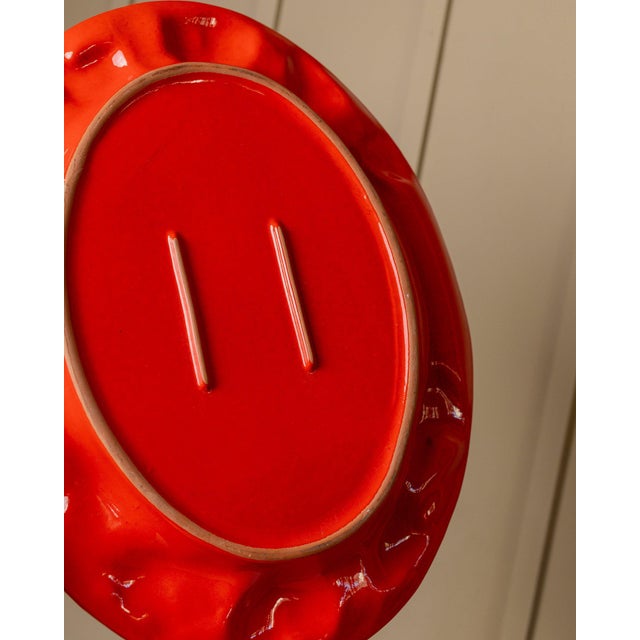 Vintage Ceramic Plate, 1980s For Sale - Image 9 of 12