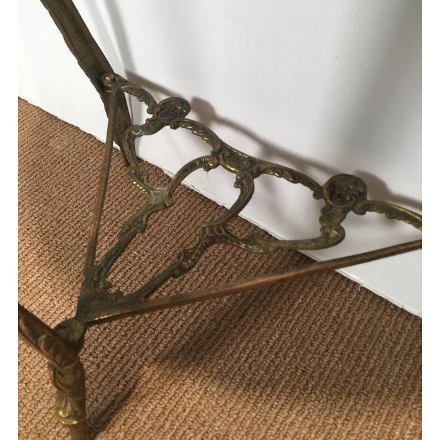 20th Century Aesthetic Movement Rouge Marble Top Console Table For Sale - Image 11 of 13