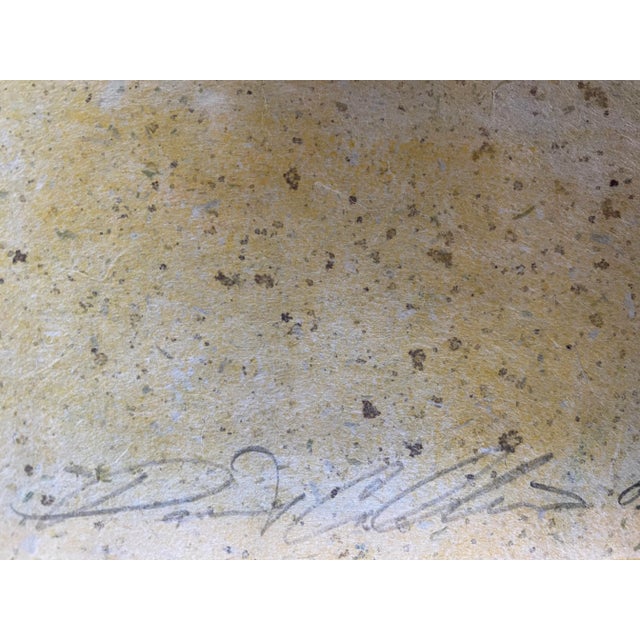 2000 - 2009 "Pilot 28" Abstract Monotype on Asian Paper by David Collins For Sale - Image 5 of 6