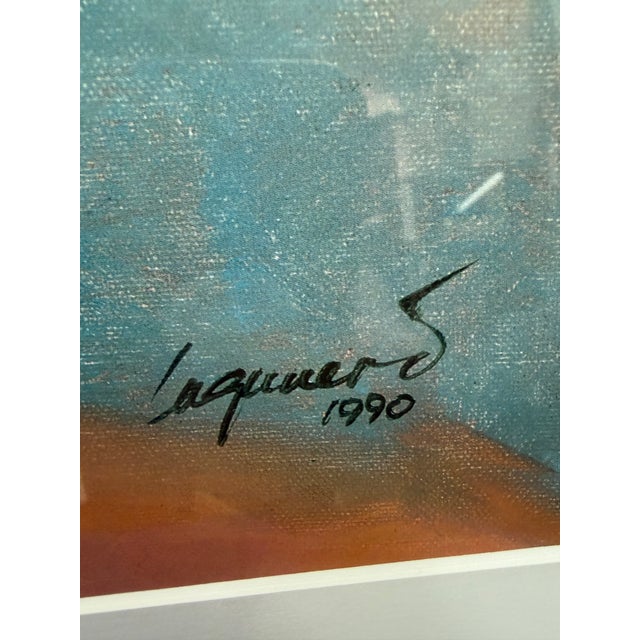 Native American Al Lagunero Awakea Reclining Print, Signed For Sale - Image 3 of 12