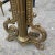 French 1930s Greek Key Brass Andirons - a Pair For Sale - Image 3 of 8