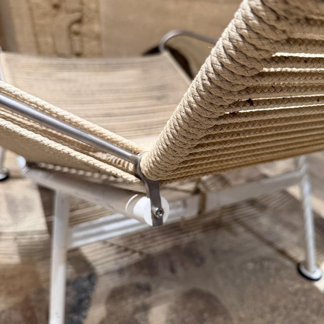 For your consideration, PP Møbler PP225 Flag Halyard Chair, designed by Hans J. Wegner, features a stainless steel frame...