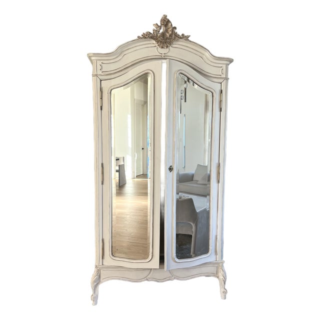 19th Century French Louis XV Provincial Petite Armoire For Sale