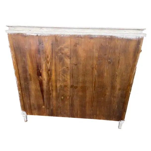 Gustavian (Swedish) 19th Century Swedish Gustavian Lime Washed Buffet Server For Sale - Image 3 of 12