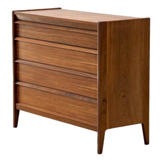 Mid-Century Chest of Drawers in Walnut from John Herbert For Sale