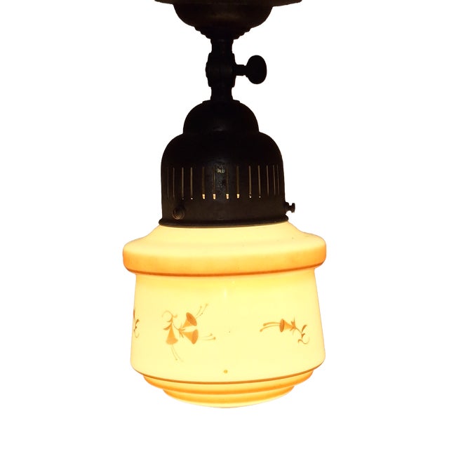 Vintage German Art Deco Ceiling Lamp, 1920s For Sale