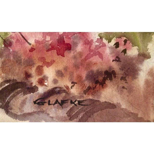 Late 20th Century Edward Glafke Mission San Carlos Borromeo De Carmelo, Carmel, California C. 1970 Painting For Sale - Image 5 of 5