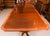1980s Vintage Twin Pillar Flame Mahogany Dining Table by W. Tillman, 1980s For Sale - Image 5 of 16