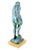 After Rodin, Green Modern Figurative Statue, Patinated Bronze For Sale - Image 4 of 8