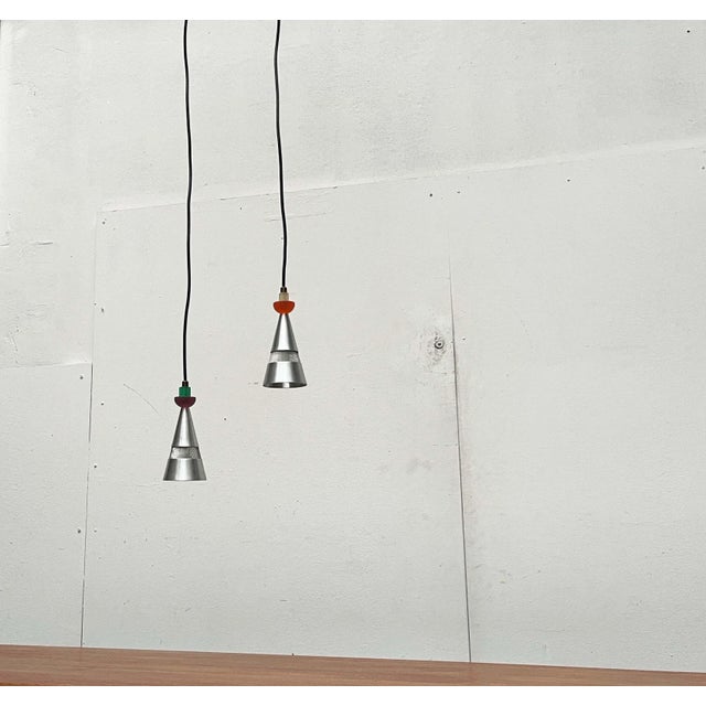 Postmodern Dutch Pendant Lamps by Studio Brandend Zand, 1990s, Set of 2 For Sale - Image 12 of 18