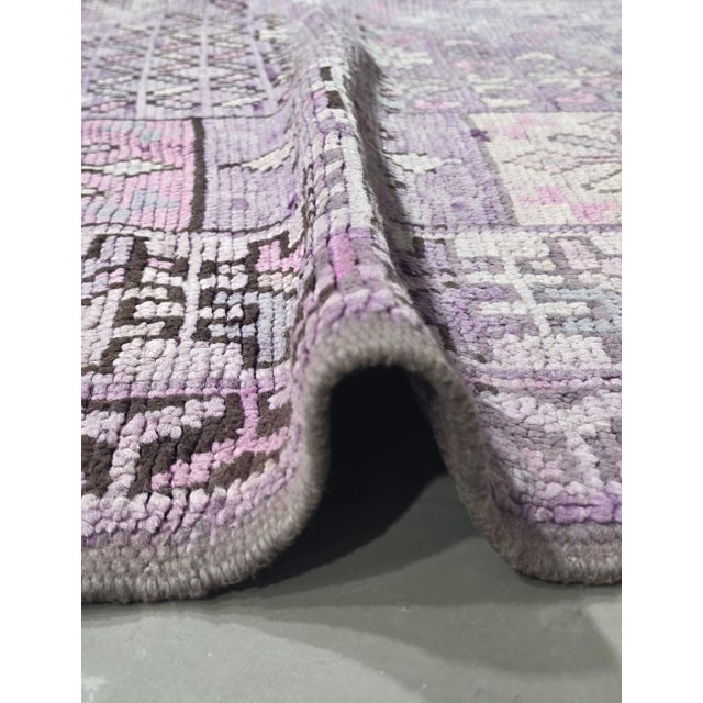 Purple Authentic Berber Rug - 11.2 X 6.8 Ft For Sale - Image 8 of 8