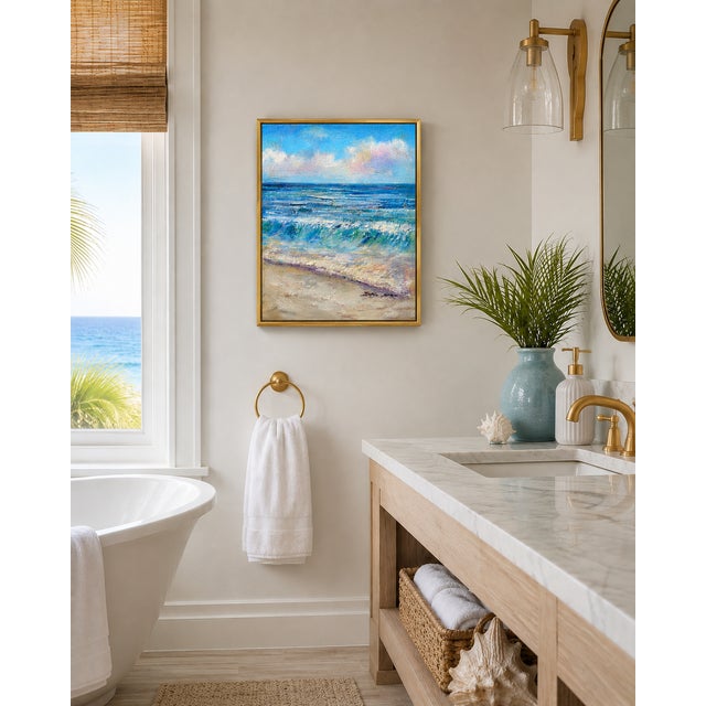 Original oil painting by Eric Son. Painted on unstretched canvas, this original artwork is ready to be stretched and hung...