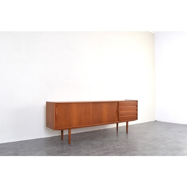 Mid-Century Modern Danish Teak Sideboard, 1960s For Sale - Image 9 of 18