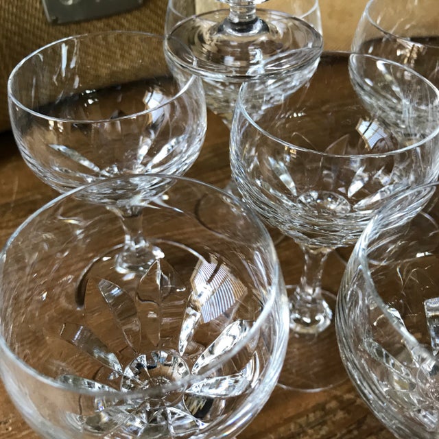 Vintage Crystal Cordials by Gorham "Isabella" - Set of 8 For Sale - Image 11 of 13