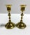 Metal Vintage Graduated Brass Candlestick Set of 6 – Hollywood Regency Table Candle Holders For Sale - Image 7 of 10