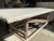 Travertine beige Live edge top. Top can be used indoor or outdoor. Top in in impeccable condition, like new. The top has...