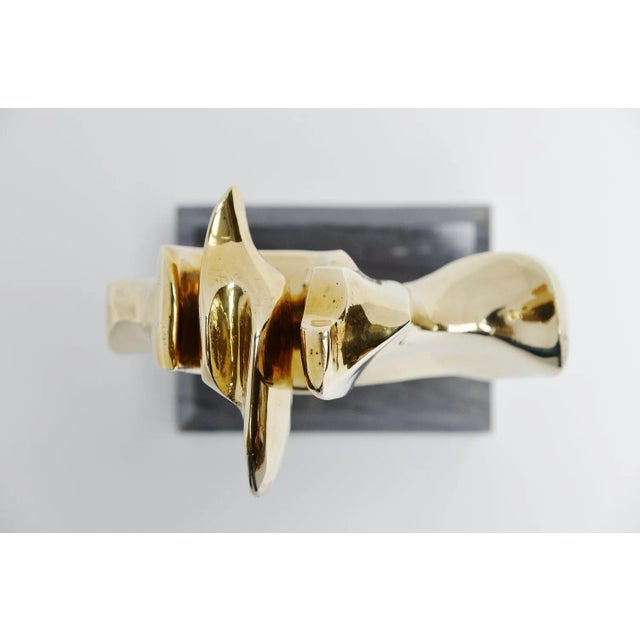 Metal Bronze Tree / Plant Sculpture by Hattakitkosol Somchai, 1970s For Sale - Image 7 of 9