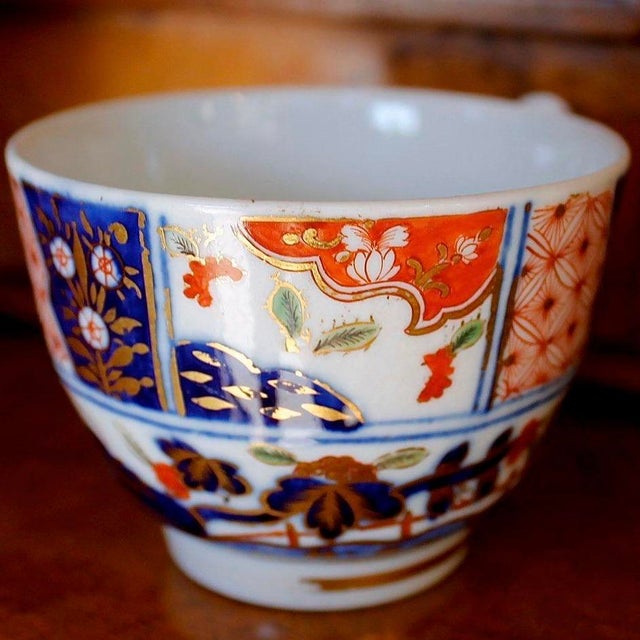 Chamberlains Worcester “Rock & Tree” Pattern Porcelain Tea Cup & Saucer For Sale - Image 14 of 18