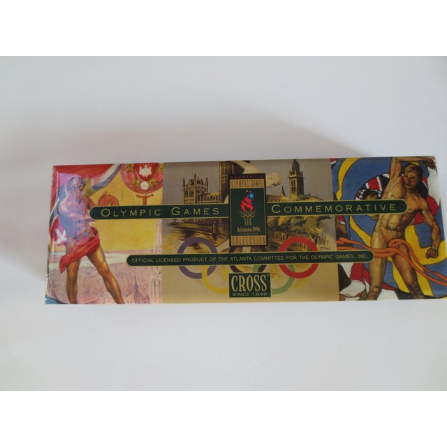 Cross Pen Company Cross 1996 Atlanta Olympics Commemorative Ballpoint Pen New in Original Box For Sale - Image 4 of 8