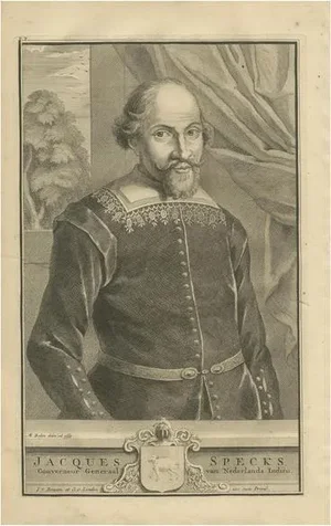 Valentijn, Portrait of Jacques Specx, 1726, Paper